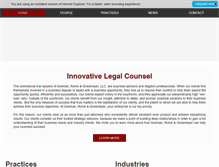 Tablet Screenshot of grglegal.com